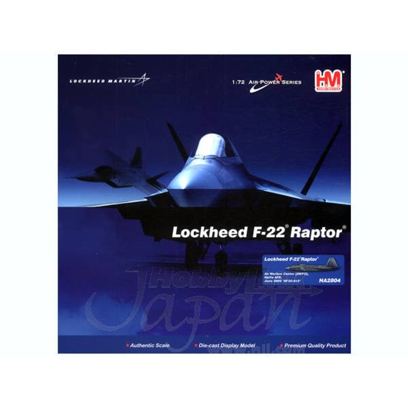 1/72 Lockheed F-22 Raptor AWFC Nellis AFB June 2006 AF-00-016