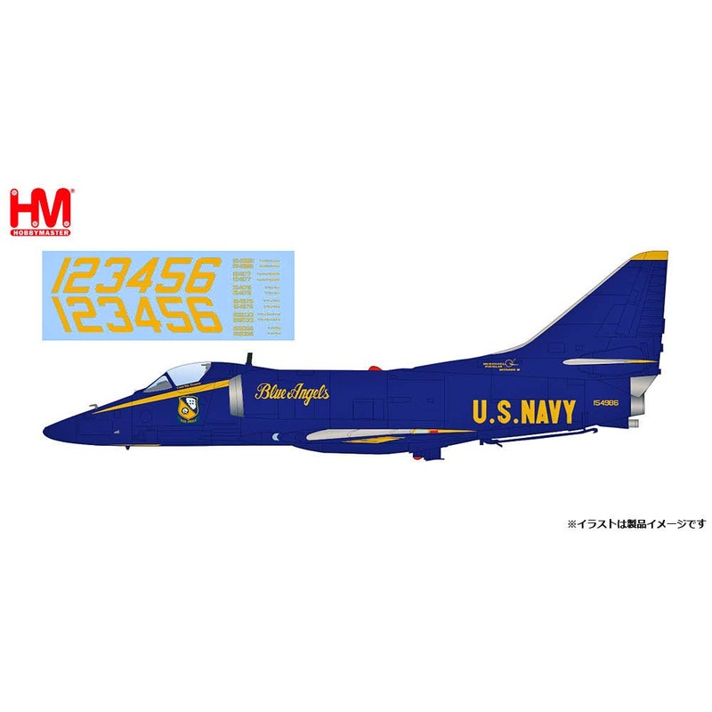 1/72 A-4F Skyhawk Blue Angels 1-6 decal included version