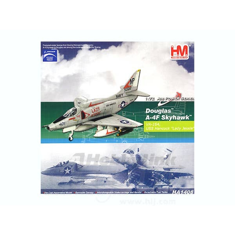 1/72 Douglas A-4F Skyhawk VA-164 USS Hancock Lady Jessi