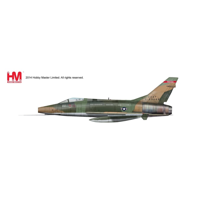1/72 F-100D Super Sabre 0-53669 182nd TFS Texas ANG