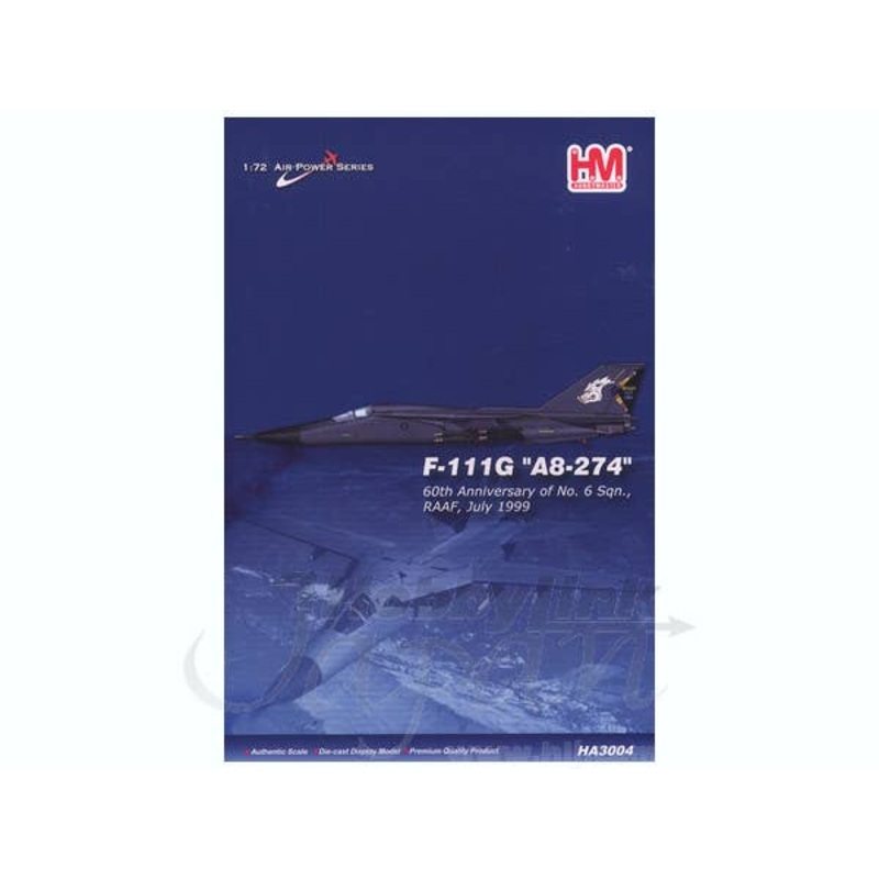 1/72 F-111G A8-274 60th Anniversary of No. 6 Squadron RAAF July 1999