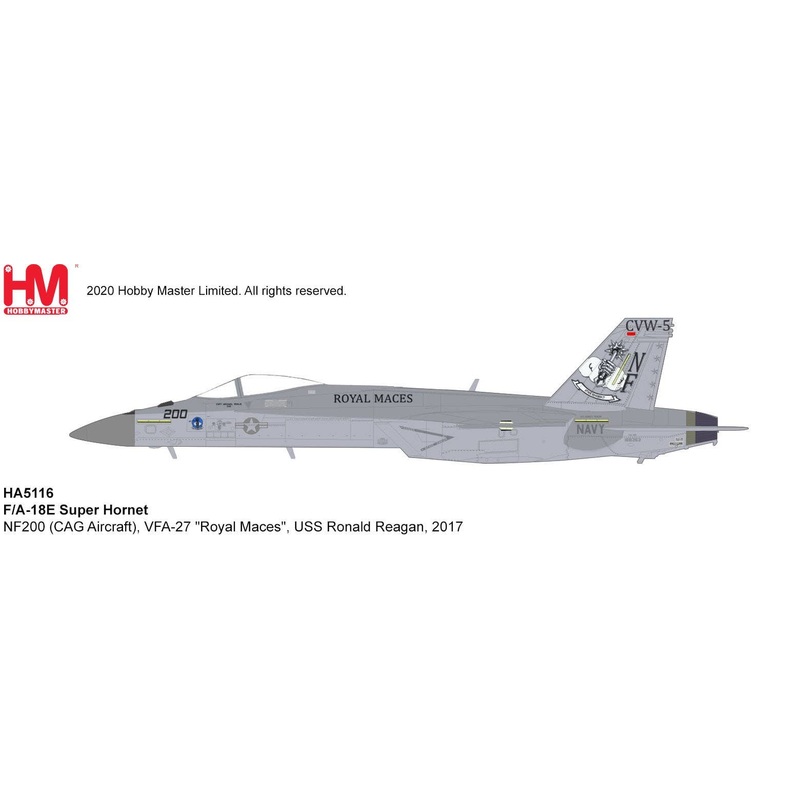 1/72 F/A-18E Super Hornet VFA-27 Royal Maces CAG