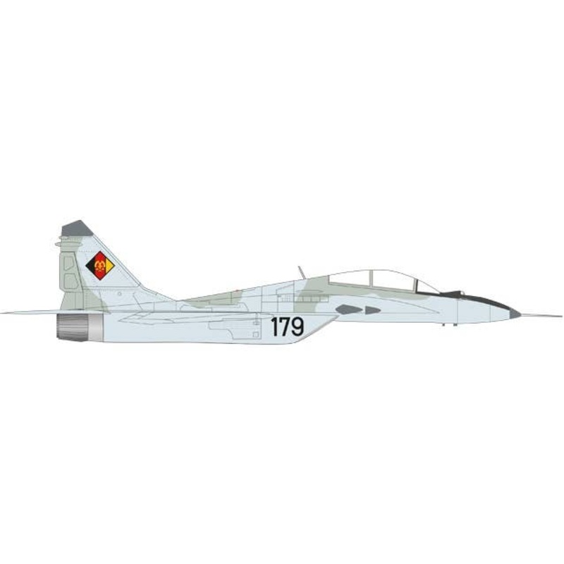 1/72 NVA/LSK (East German Air Force) Mikoyan Gurevich MiG-29UB - Jagdfliegergeschwader 3 "Wladimir Komarow", Preschen AB - 179 Black