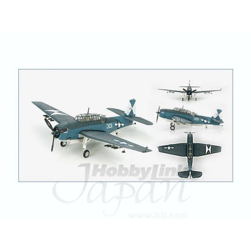 1/72 TBF Avenger Diecast Model, USN VT-83, USS Essex