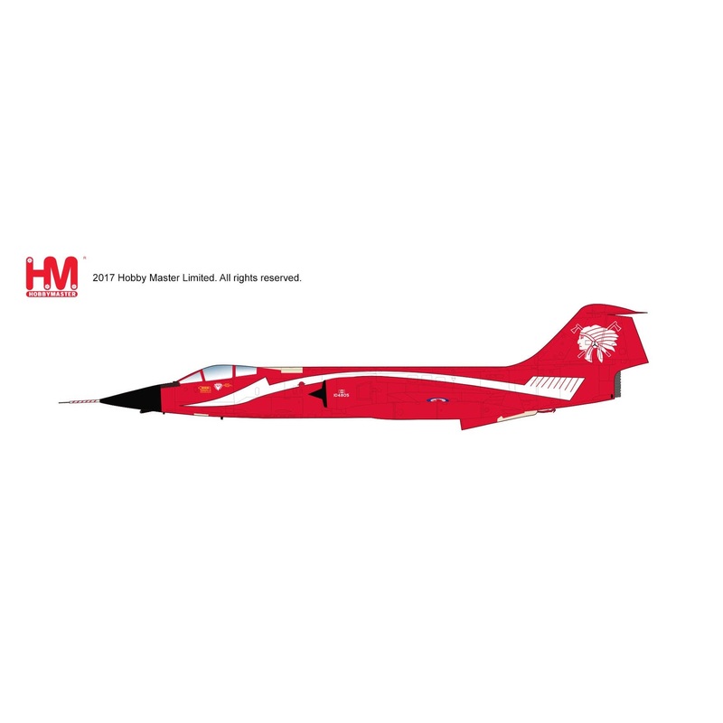 1/72 CF-104 Starfighter "Toothbrush" (104805, 421 Squadron, CAF, 1983)