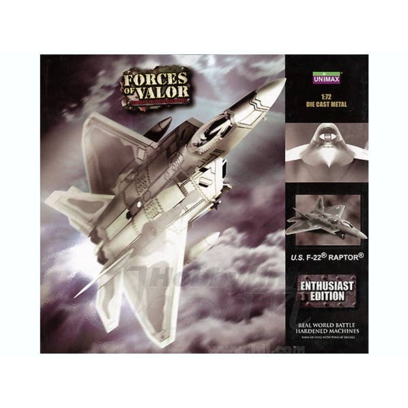 1/72 F-22 Raptor USAF Langley Air Force Base