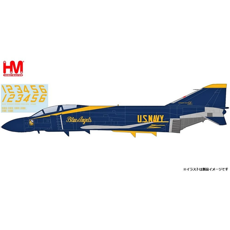 1/72 F-4J Phantom 2 U.S. Navy Blue Angels with decals