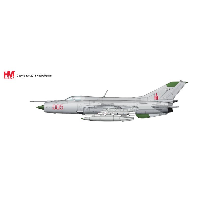1/72 MIG-21PFM No.47 Mongol AF 1972