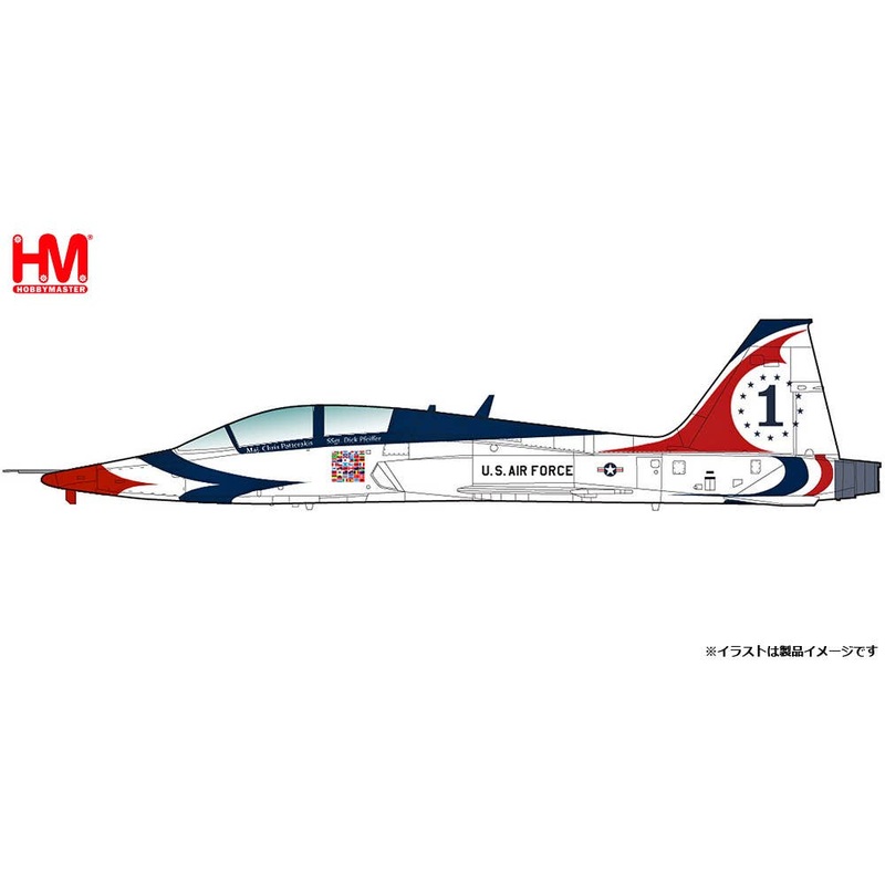 1/72 T-38 Thunderbirds No.1 plane, USAF, 1970s