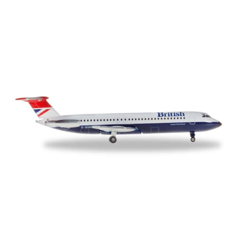1/500 BAC 1-11-500 British Airways Negus Colors G-BGKE