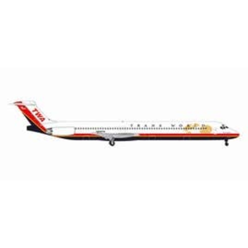 1/500 MD-83 TWA Trans World Airlines Spirit of Long Beach N984TW