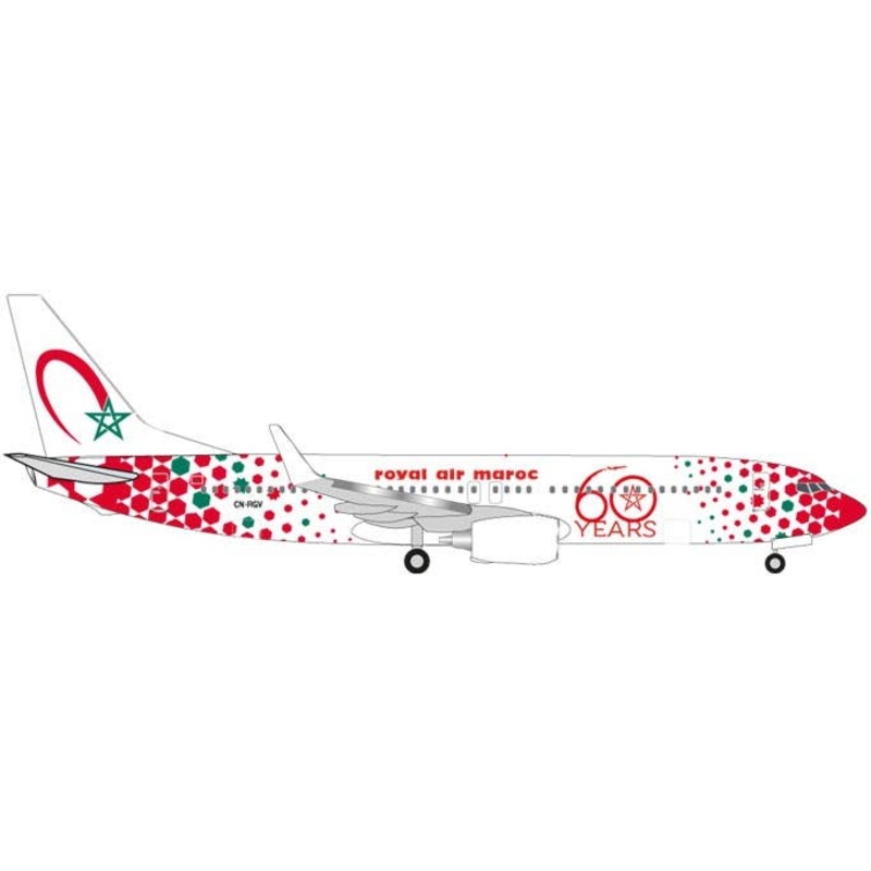 1/500 Royal Air Maroc Boeing 737-800 "60th anniversary" CN-RGV