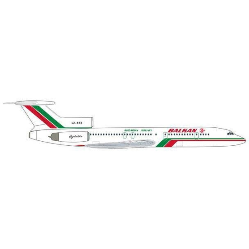 1/500 TU-154M Balkan Bulgarian Airlines LZ-BTX