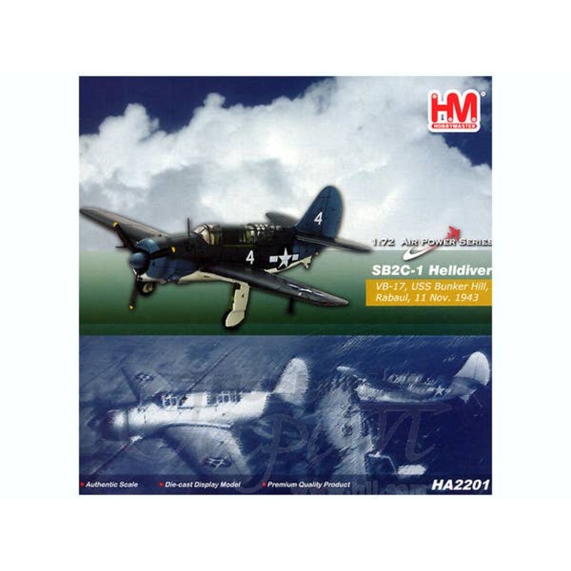 1/72 SB2C-1 Helldiver VB-17 USS Bunker Hill 1943
