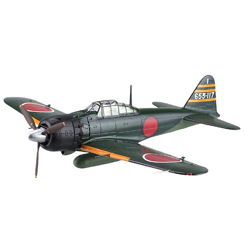 1/48 Die-cast Model No.03 Mitsubishi A6M5 Type-0 Carrier-based Fighter Fifty-two Type #653 Naval Air Squadron