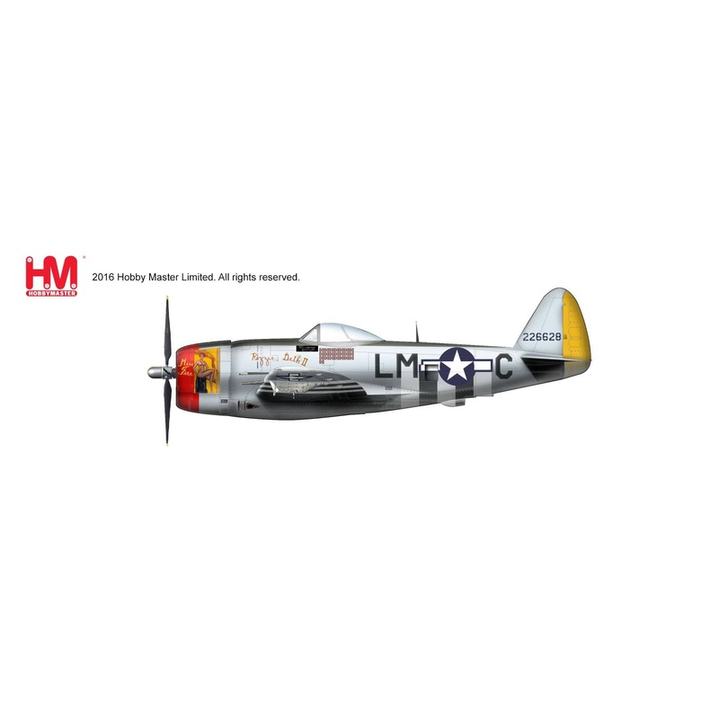 1/48 P-47D Thunderbolt (Capt. Frederick Christensen, 62nd FS/56th FG, England 1944)