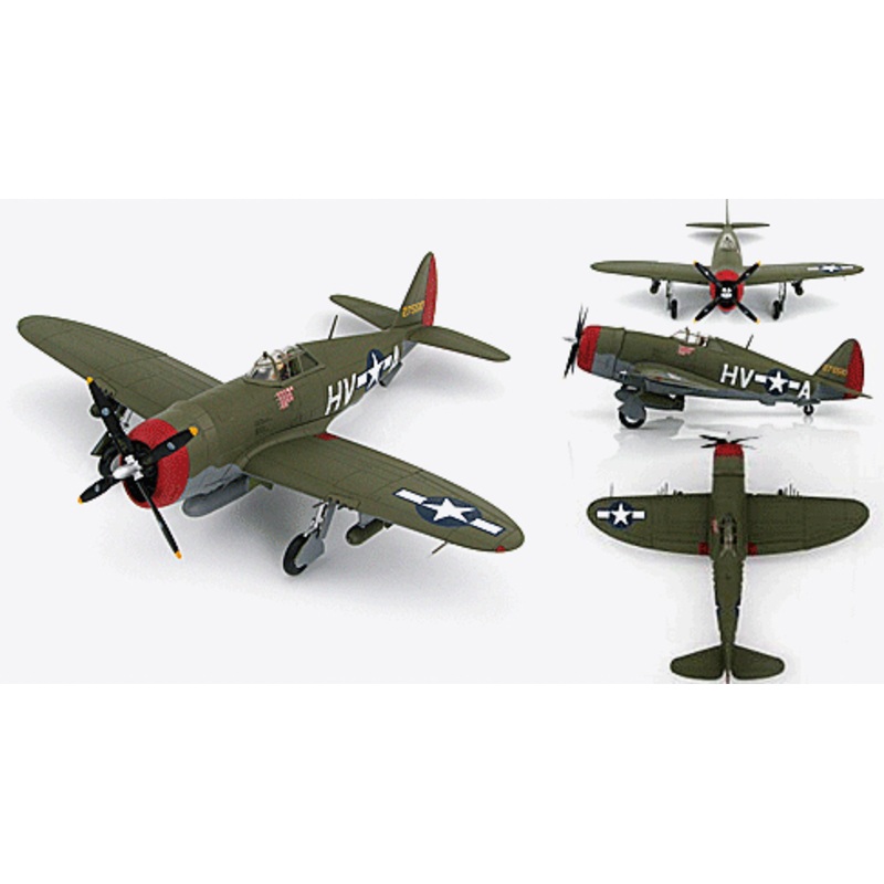 1/48 P-47D Thunderbolt "Razorback" 42-75510, Lt. Col. Francis Gabreski, 61st FS, Halesworth, Jan 1944