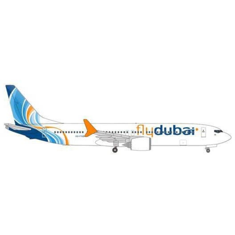 1/500 737 Max9 Flydubai A6-Fnb