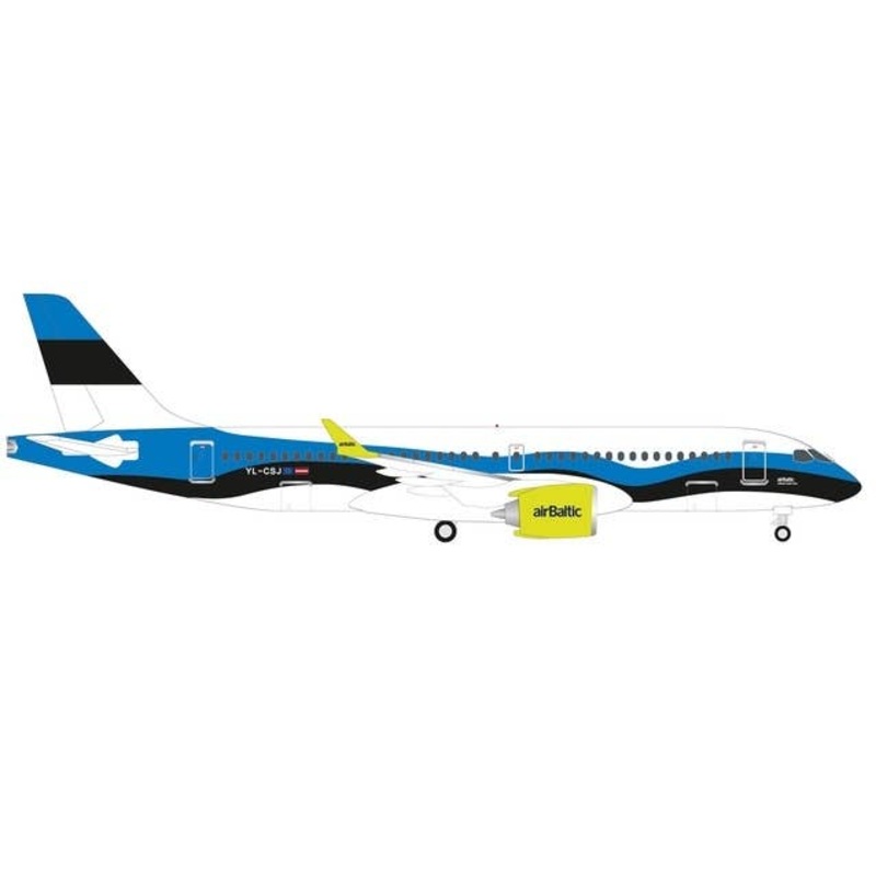 1/500 A220-300 airBaltic Estonia YL-CSJ