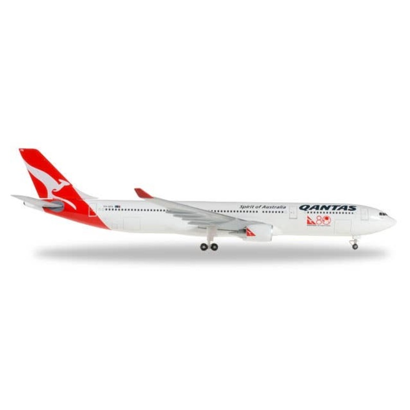 1/500 A330-300 Qantas International Flights Flying 80 Anniversary Paint VH-QPA