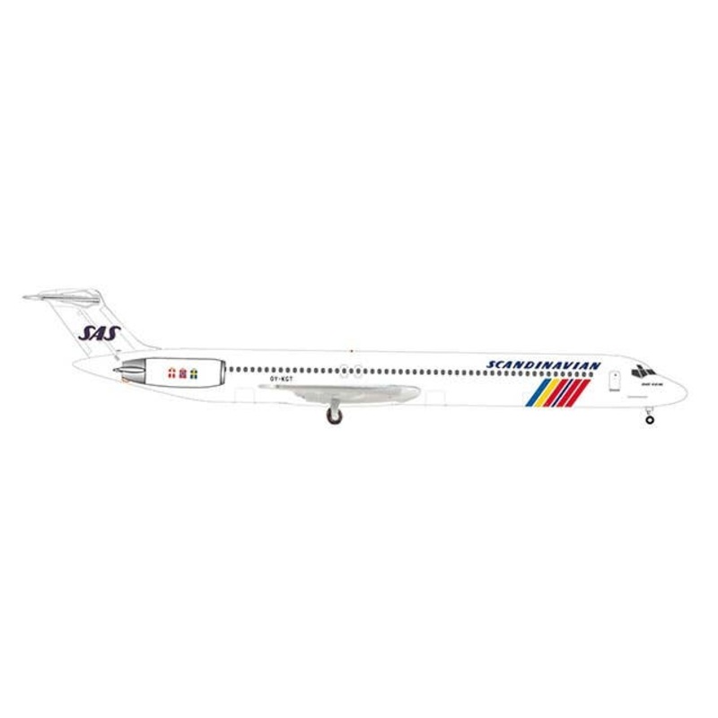1/500 MD-82 SAS Scandinavian Airlines Hake Viking OY-KGT