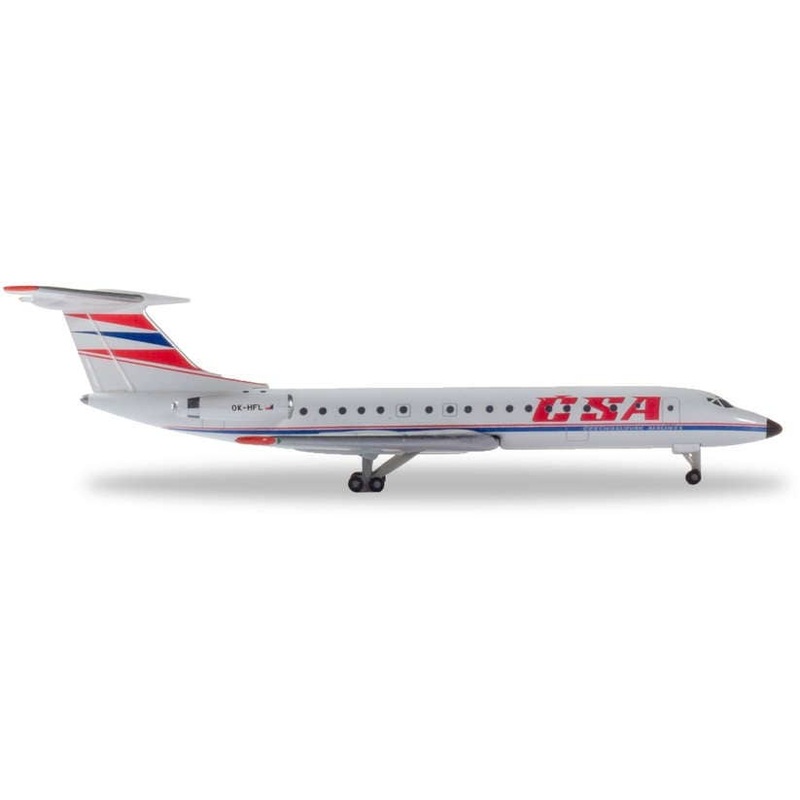 1/500 Tu-134A CSA Czechoslovak Airlines OK-HFL