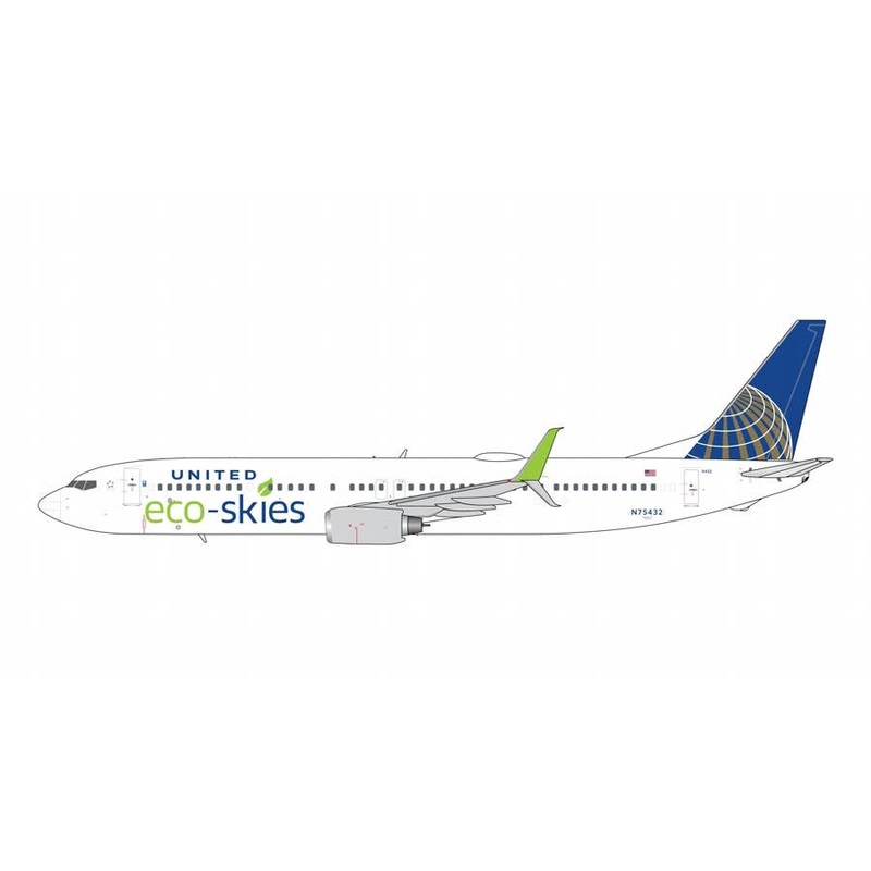 1/400 737-900 (S) United Airlines Eco Skies N75432