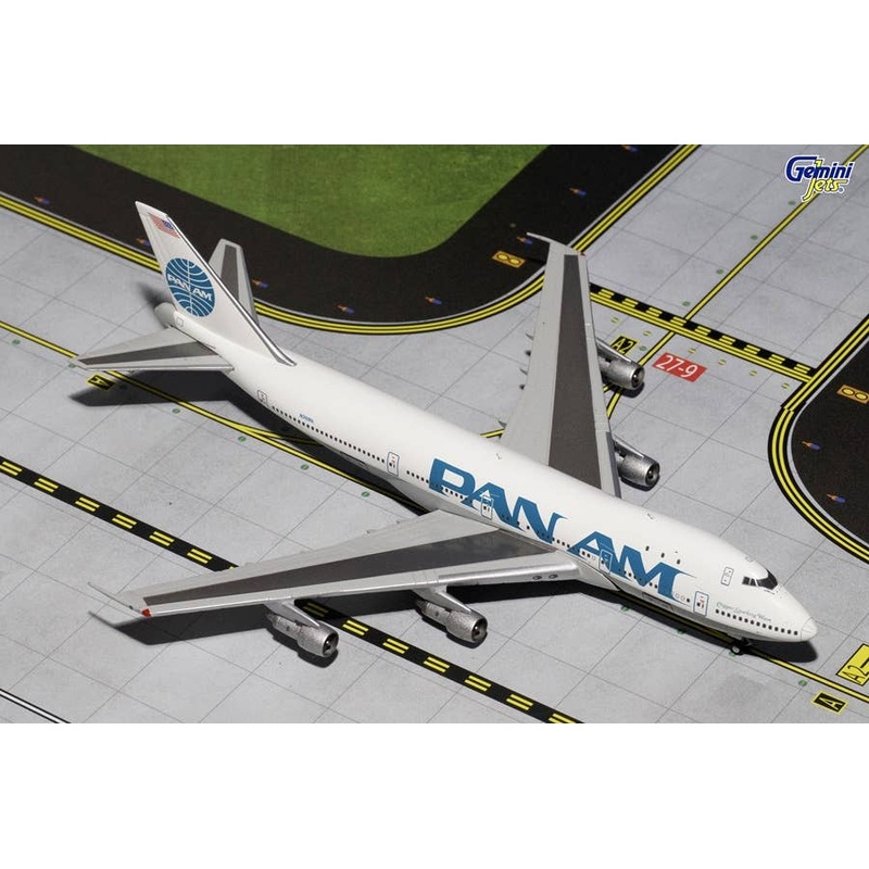 1/400 747-100 Polished Pan American World Airways Billboard N741PA