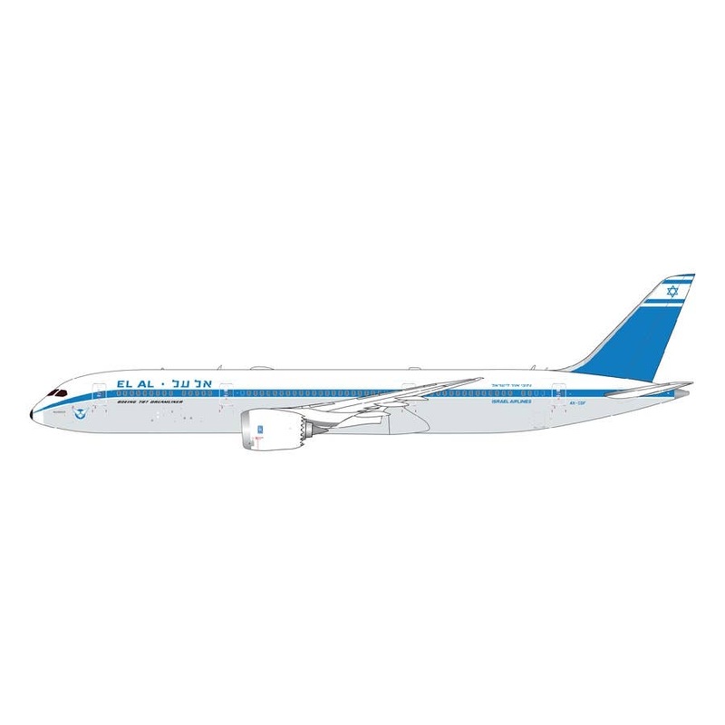 1/400 787-9 El Al Israel Airlines 4X-EDF (1960s retro livery)