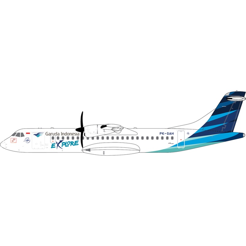 1/400 Garuda Indonesia EXPLORE ATR-72 PK-GAH