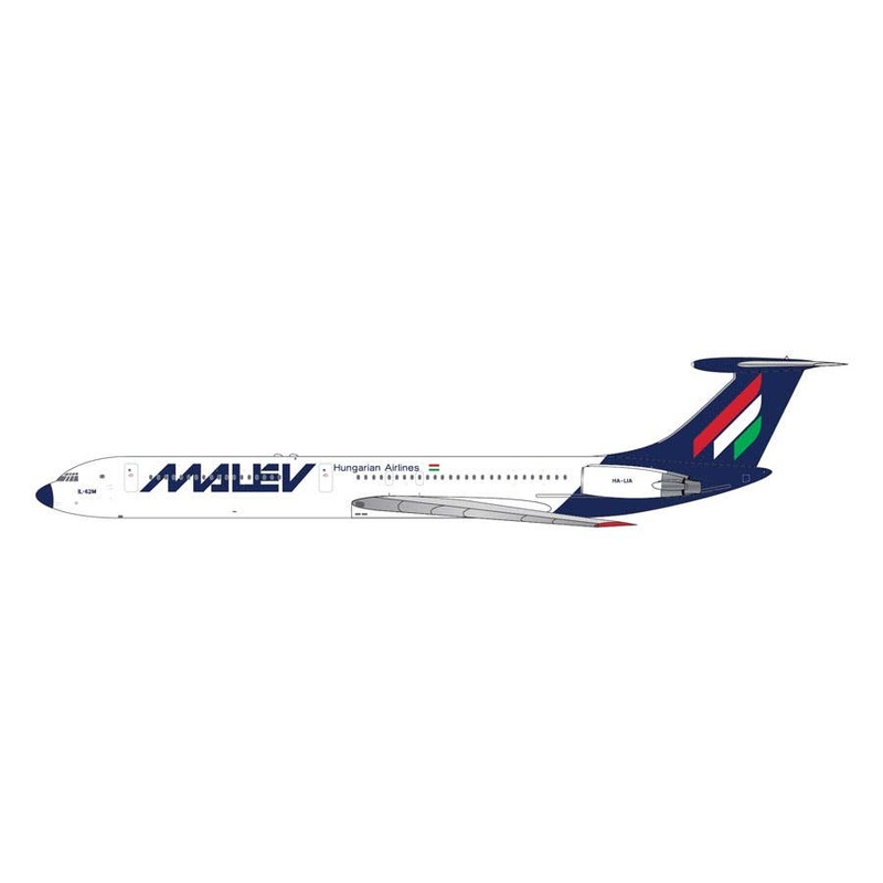 1/400 Malev Hungarian Airlines (final livery) IL-62M HA-LIA