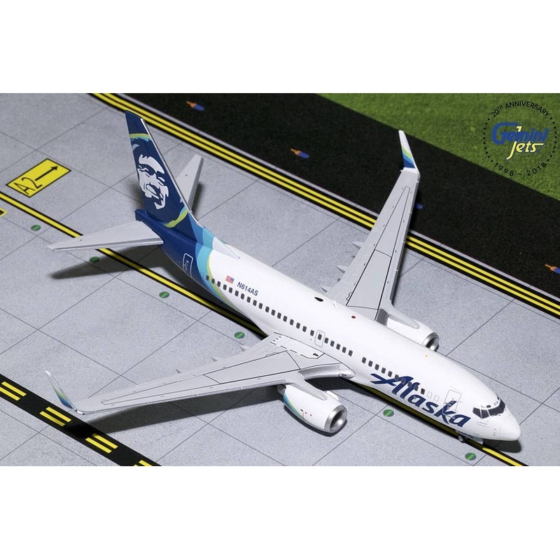 1/200 737-700(W) Alaska Airlines (New Livery) N614AS
