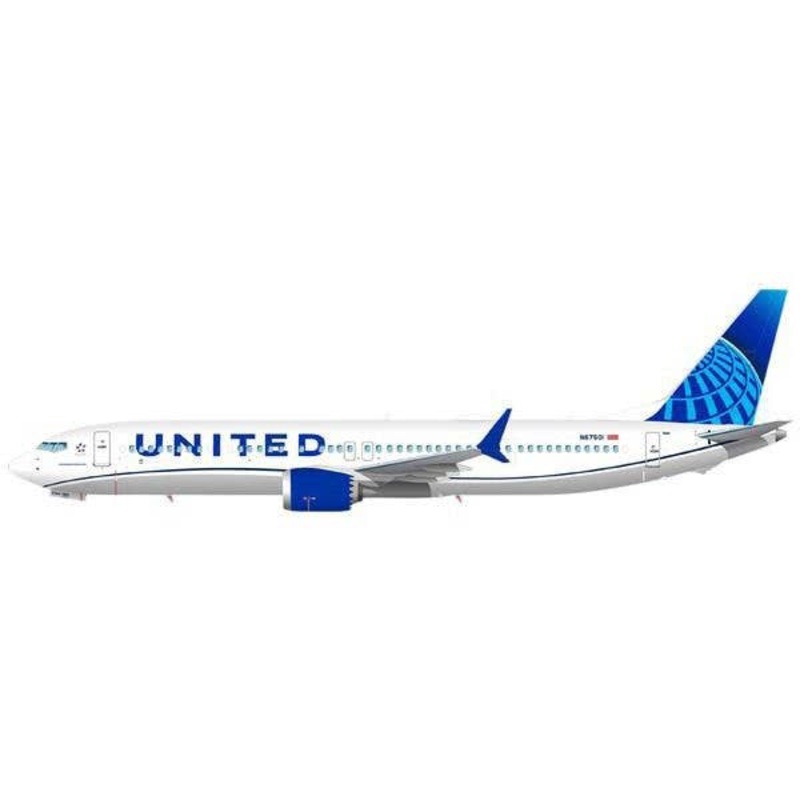1/200 737 Max 9 United Airlines N27520