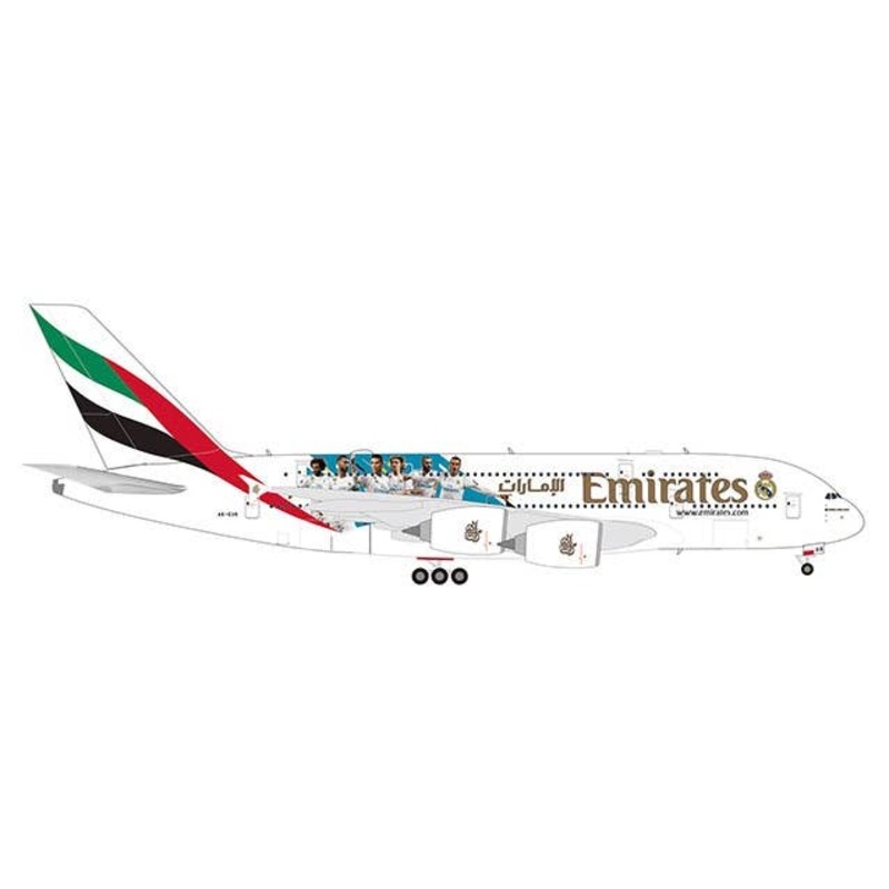 1/200 A380 Emirates Airline Real Madrid 2018 A6-EUG