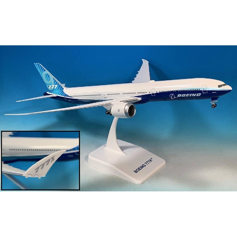 1/200 Boeing House Color 777-9X Plastic Stand