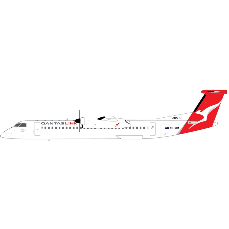 1/200 DASH8-Q400 QantasLink New Colors VH-QOA