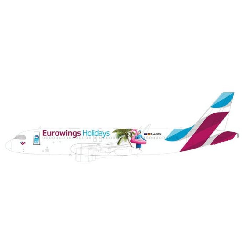 1/200 Eurowings Europe Airbus A320 "Eurowings Holidays" OE-IQD