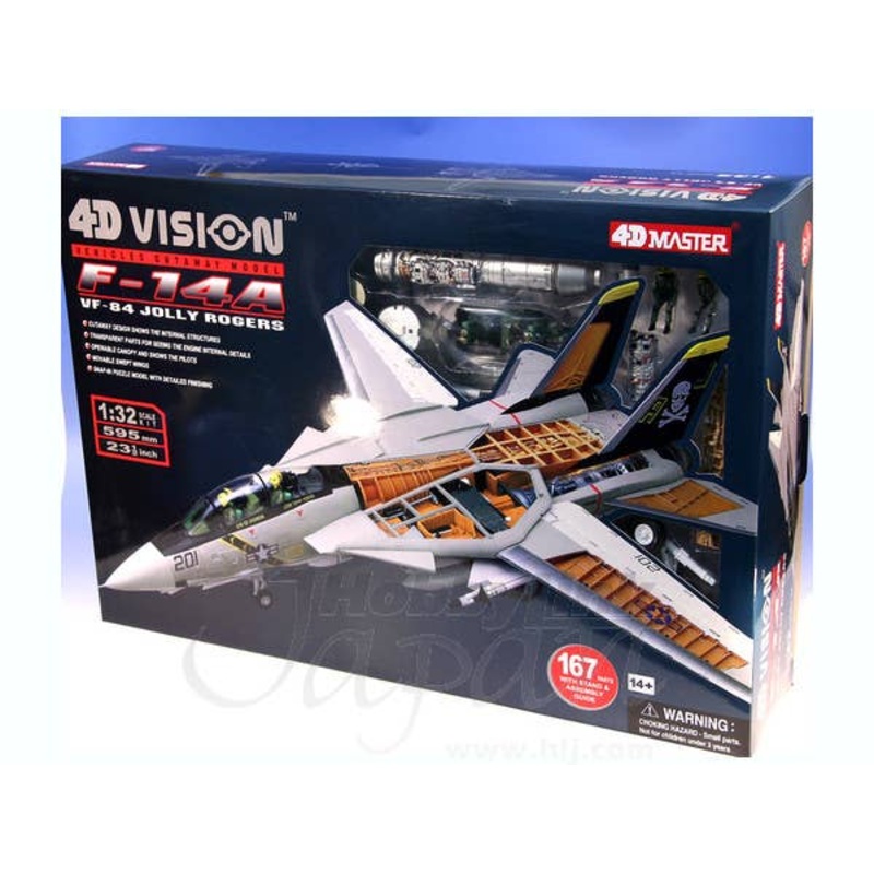 1/32 4D Vision F-14A VF-84 Jolly Rogers Model