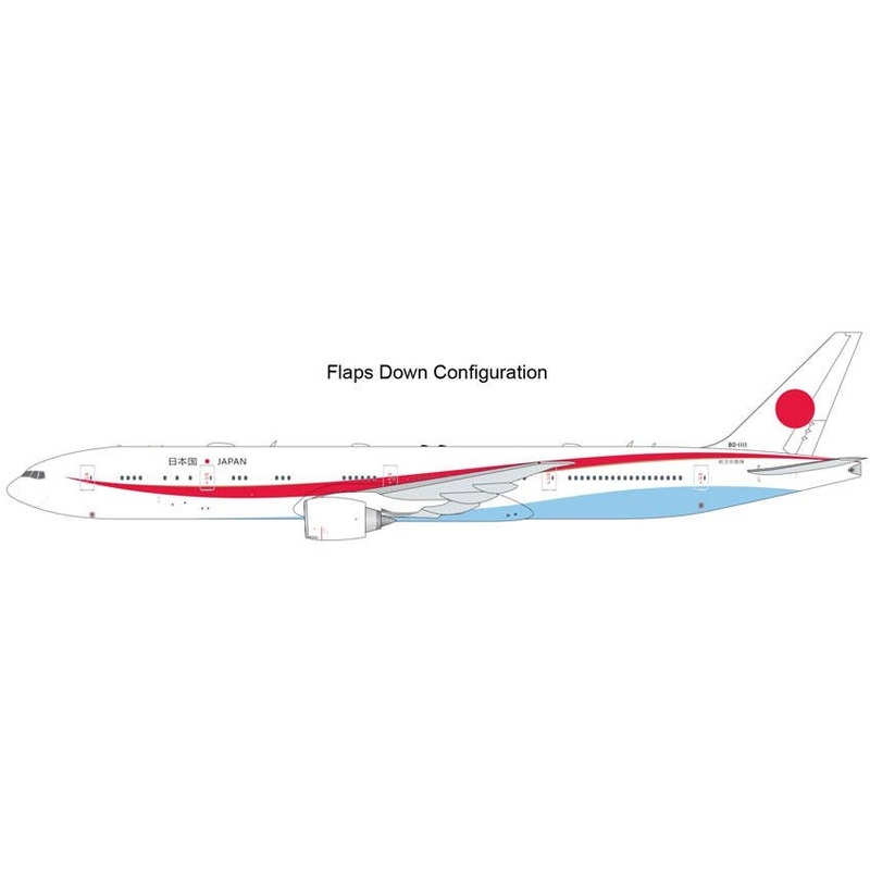 1/400 777-300ER Japan Air Self Defence Force (Flaps Down) 80-1111