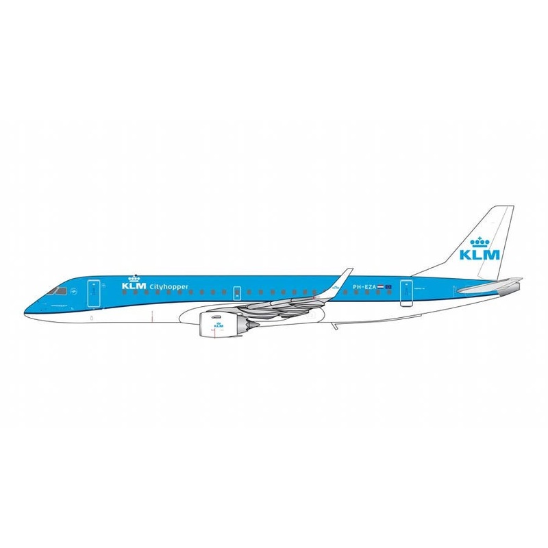 1/400 ERJ-190 KLM Dutch Airlines PH-EZA