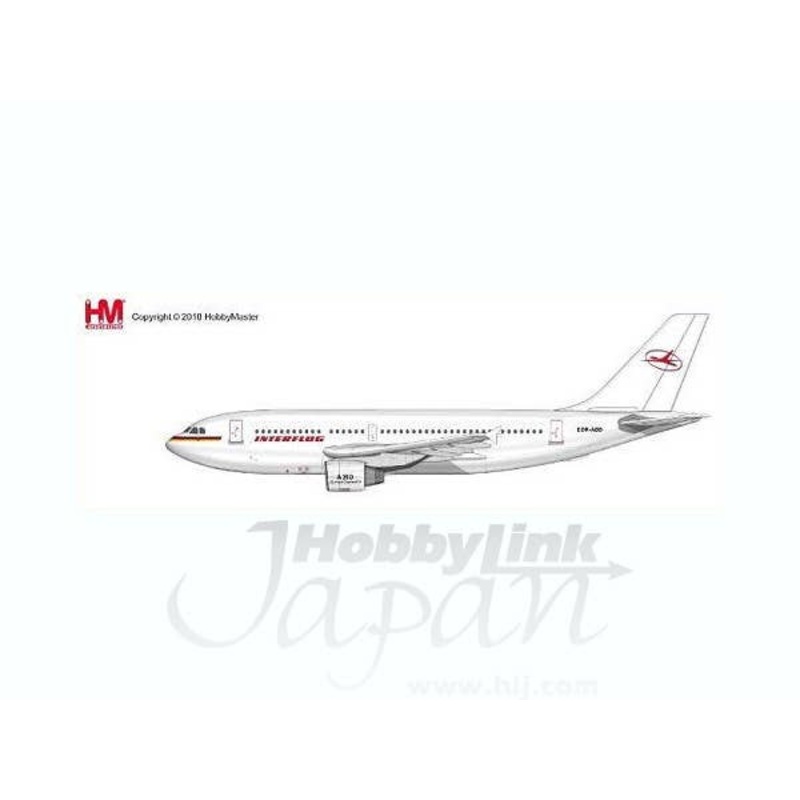 1/200 Airbus A310-304 Interflug 1990 DDR-ABB