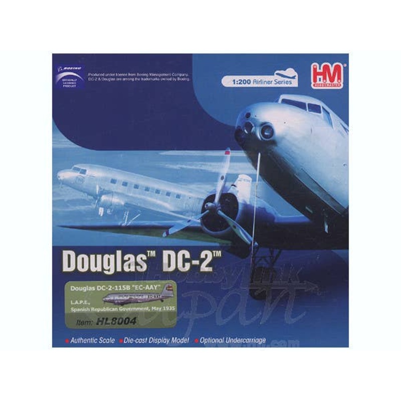 1/200 Douglas DC-2-115B EC-AAY L.A.P.E. Spanish Republican Government May 1935