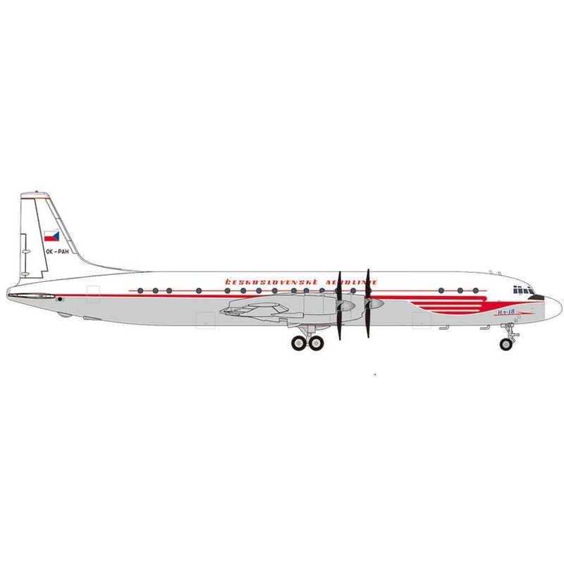 1/200 Il-18 Czech Airlines Ok-Pah