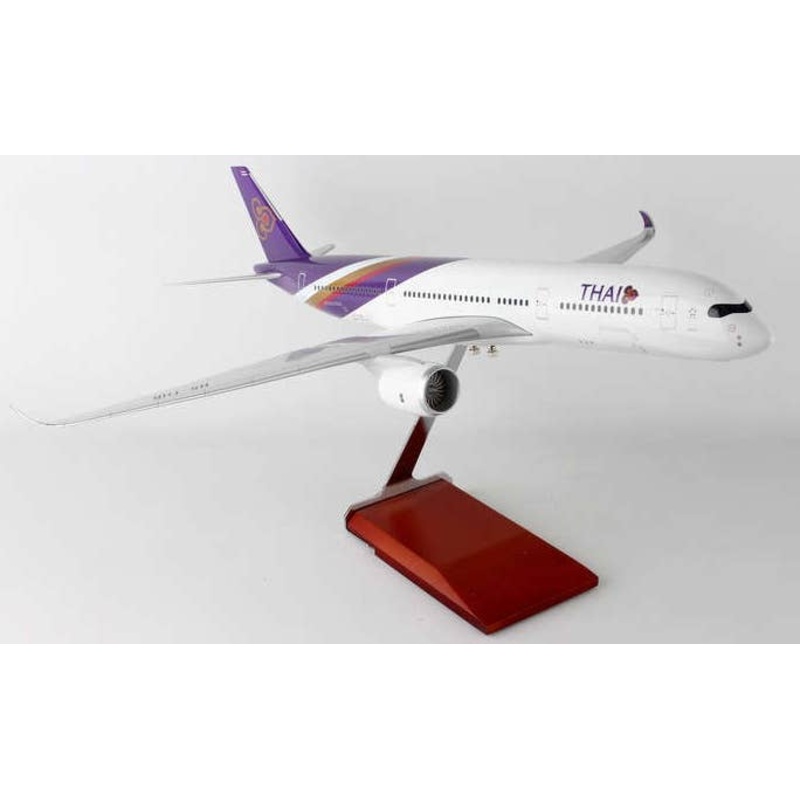 1/100 A350-900 Thailand International Airline (With Gear and Wooden Stand)
