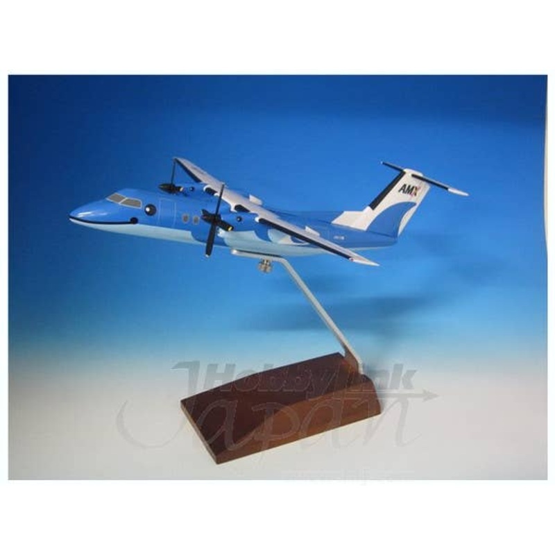 1/100 DHC-8-100 Amakusa Airlines JA81AM Wooden Stands