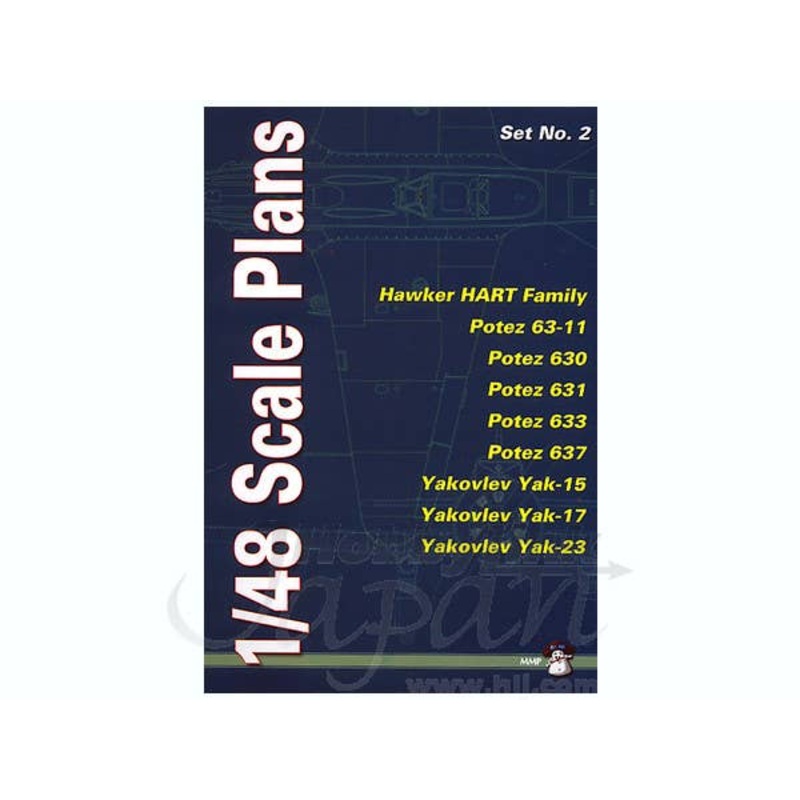 1/48 Scale Plans Set #2 Hawker Hart Family