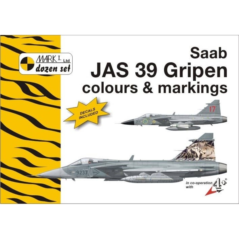 Saab JAS 39 Gripen Colours & Markings + Decals 1/144