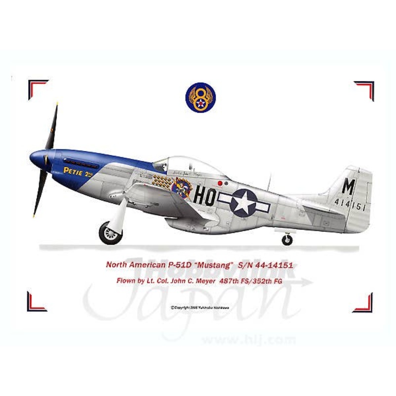 North American P-51D Mustang 44-14151 Petie 2nd