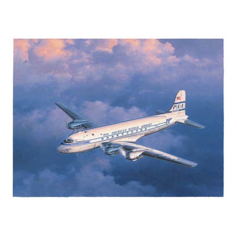 Shigeo Koike Art Print: Douglas DC-4 Transport