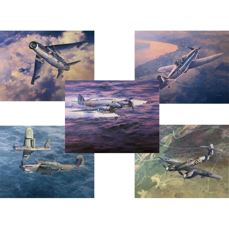 UK Combat Planes Set #1 (Art Print Bundle)